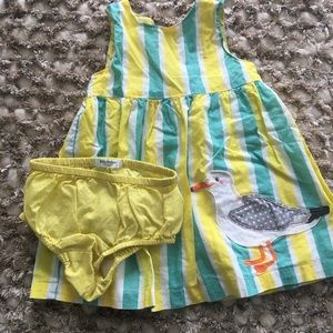 Mini Boden Seagull Dress